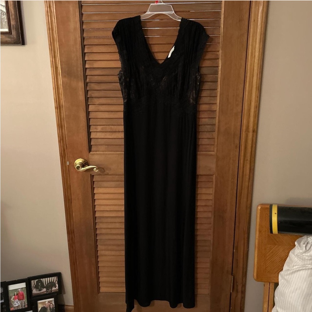 Soma Black Lace Nightgown
